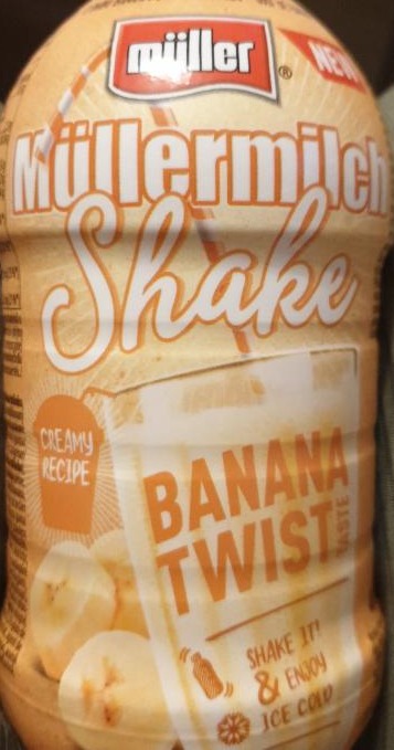 Zdjęcia - Müllermilch Shake Banana Twist Müller