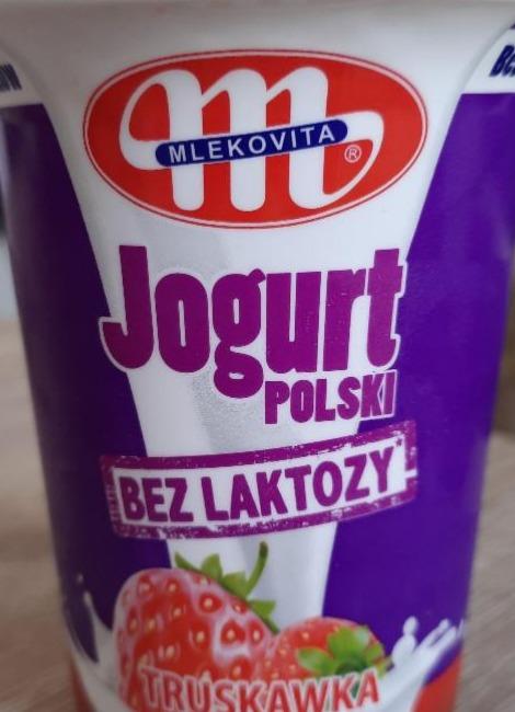 Zdjęcia - Jogurt Polski bez laktozy truskawka Mlekovita