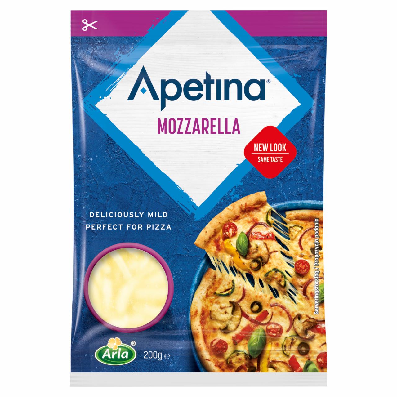 Zdjęcia - Arla Apetina Ser wiórkowany mozzarella 200 g