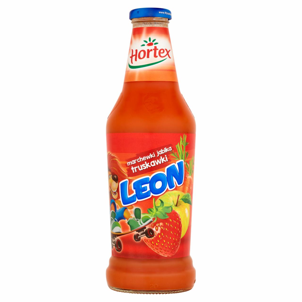 Zdjęcia - Hortex Leon Marchewki jabłka truskawki Sok 900 ml