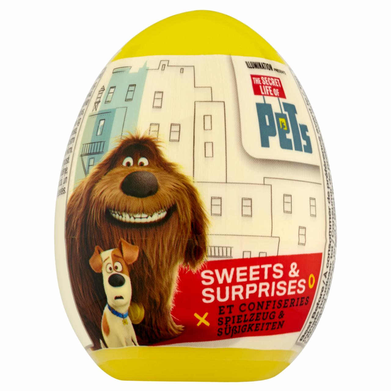 Zdjęcia - The Secret Life of Pets Niespodzianka naklejka i słodycze 10 g