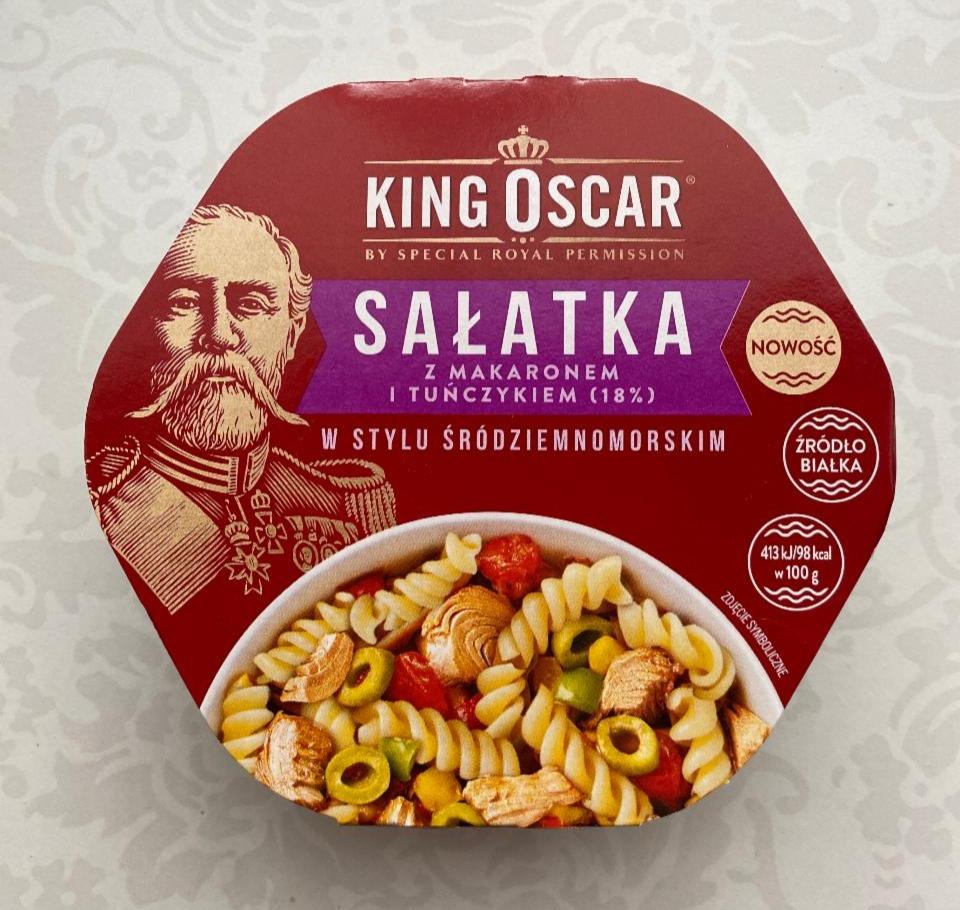 Zdjęcia - Sałatka w stylu śródziemnomorskim z makaronem i tuńczykiem King Oscar