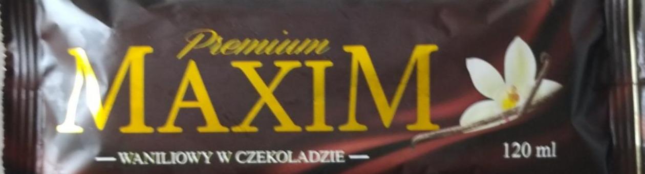 Zdjęcia - Premium waniliowy w czekoladzie Maxim