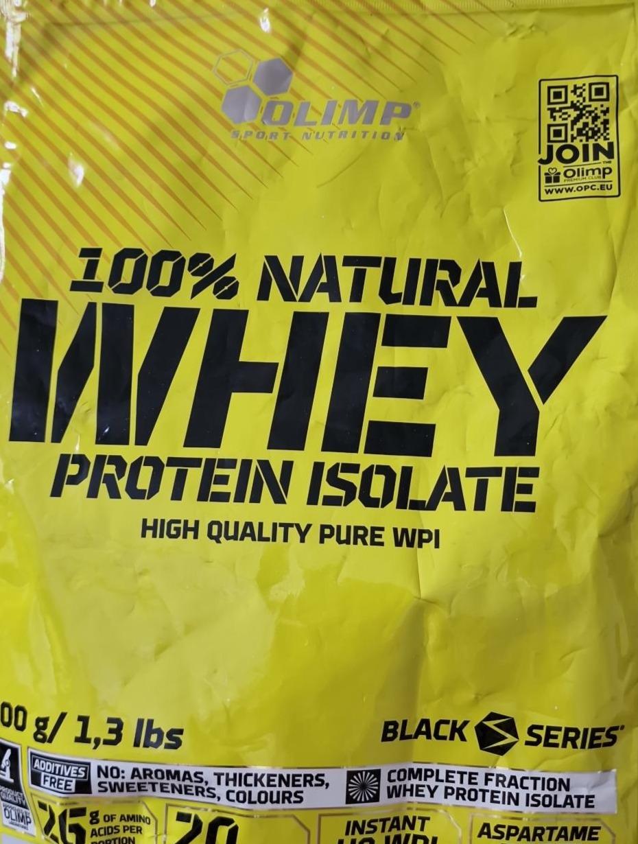 Zdjęcia - 100% natural whey protein isolate Olimp sport nutrition