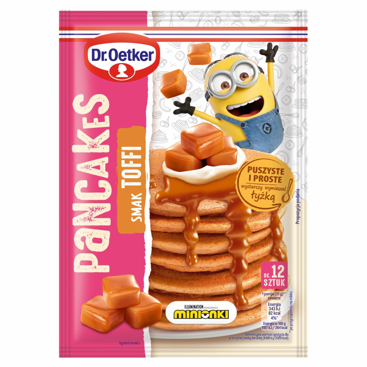 Zdjęcia - Dr. Oetker Pancakes smak toffi 170 g