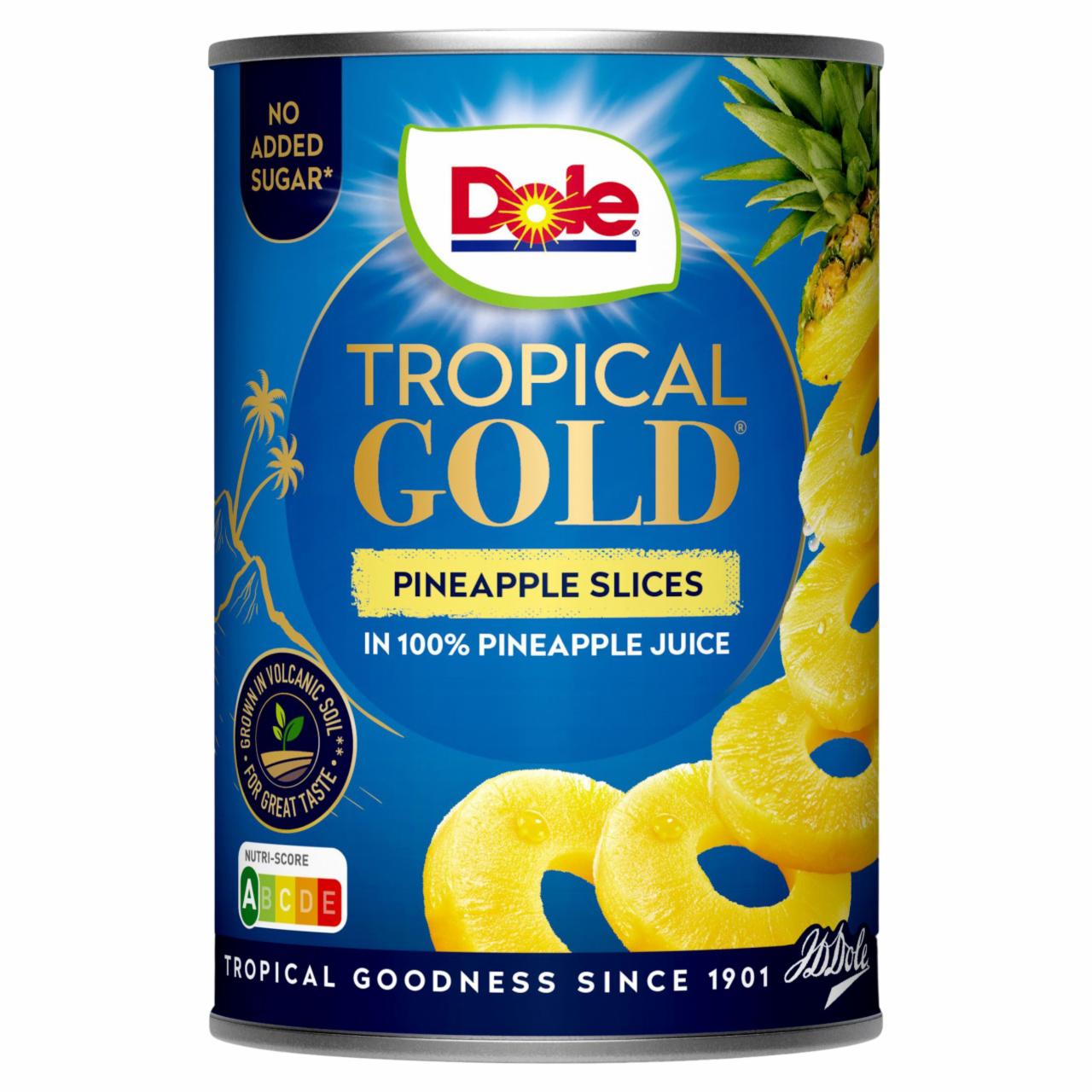 Zdjęcia - Dole Tropical Gold Plastry ananasa w soku 567 g