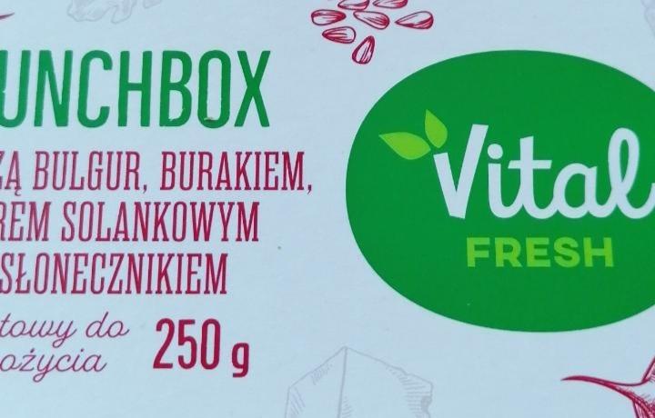 Zdjęcia - Lunchbox z jaszą bulgur, burakiem, serem solankowym i słonecznikiem Vital fresh