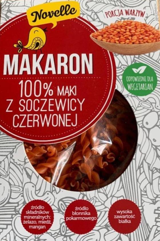 Zdjęcia - Makaron 100% z mąki z soczewicy czerwonej Novelle