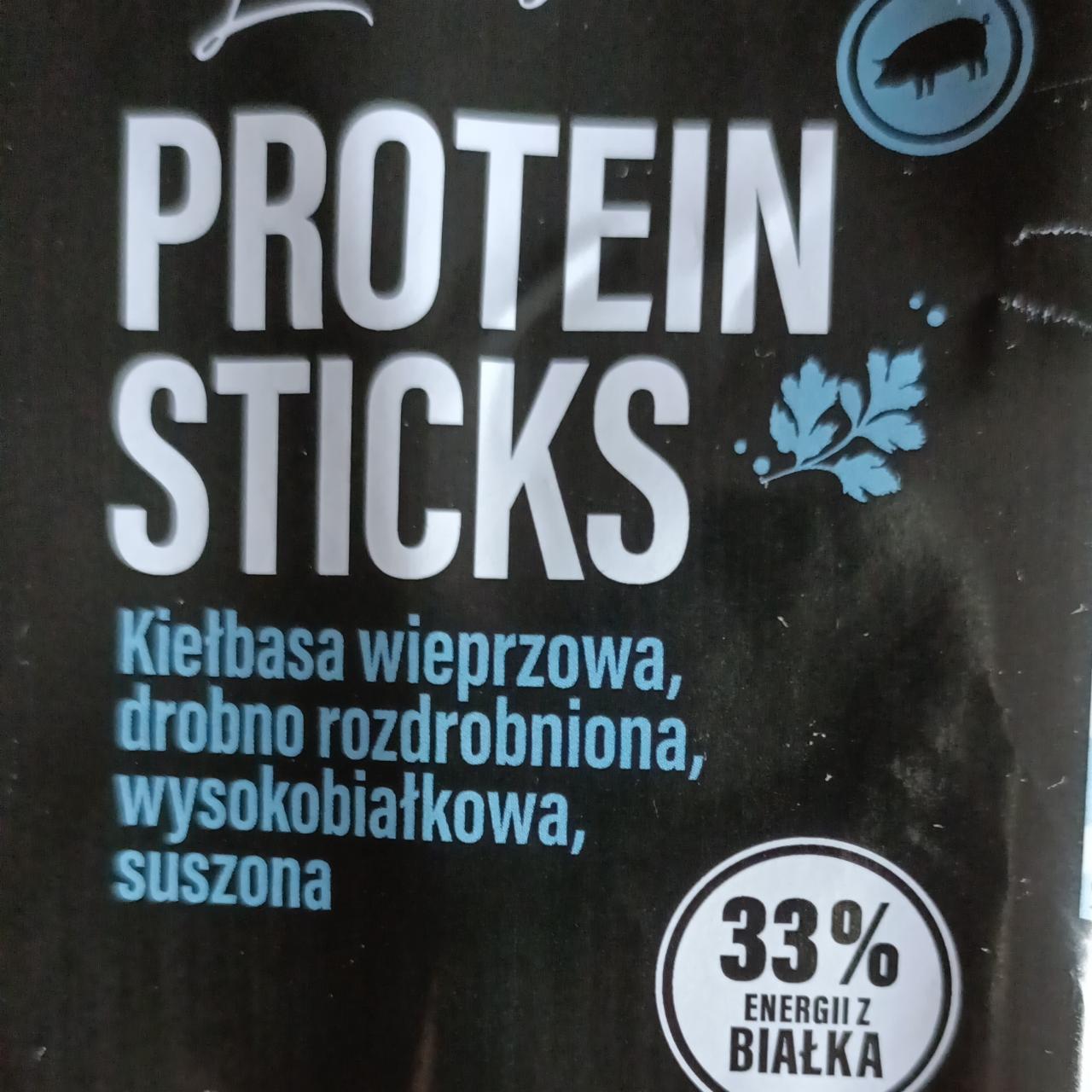 Zdjęcia - Protein sticks kiełbasa wieprzowa Aldi