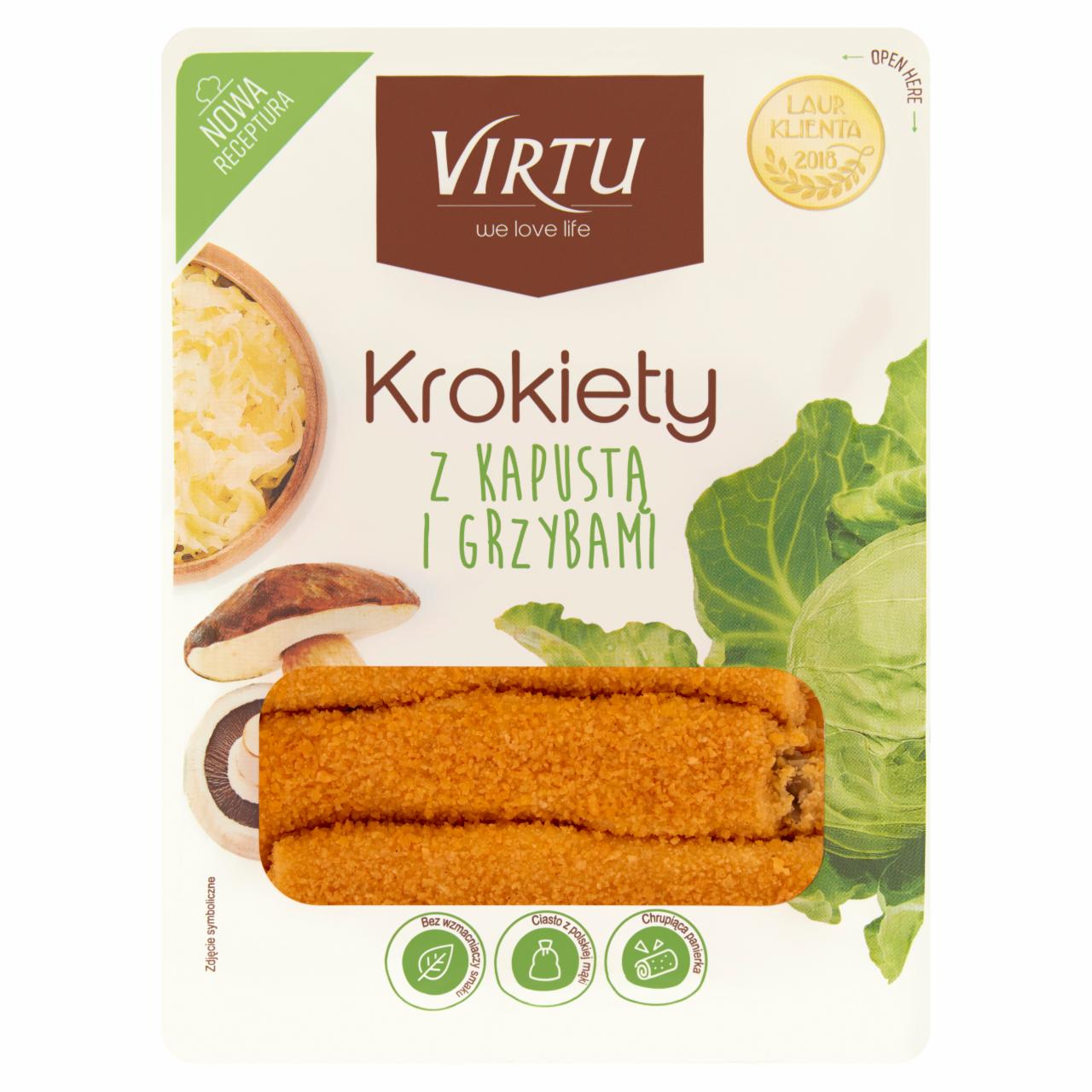 Zdjęcia - Virtu Krokiety z kapustą i grzybami 1 kg