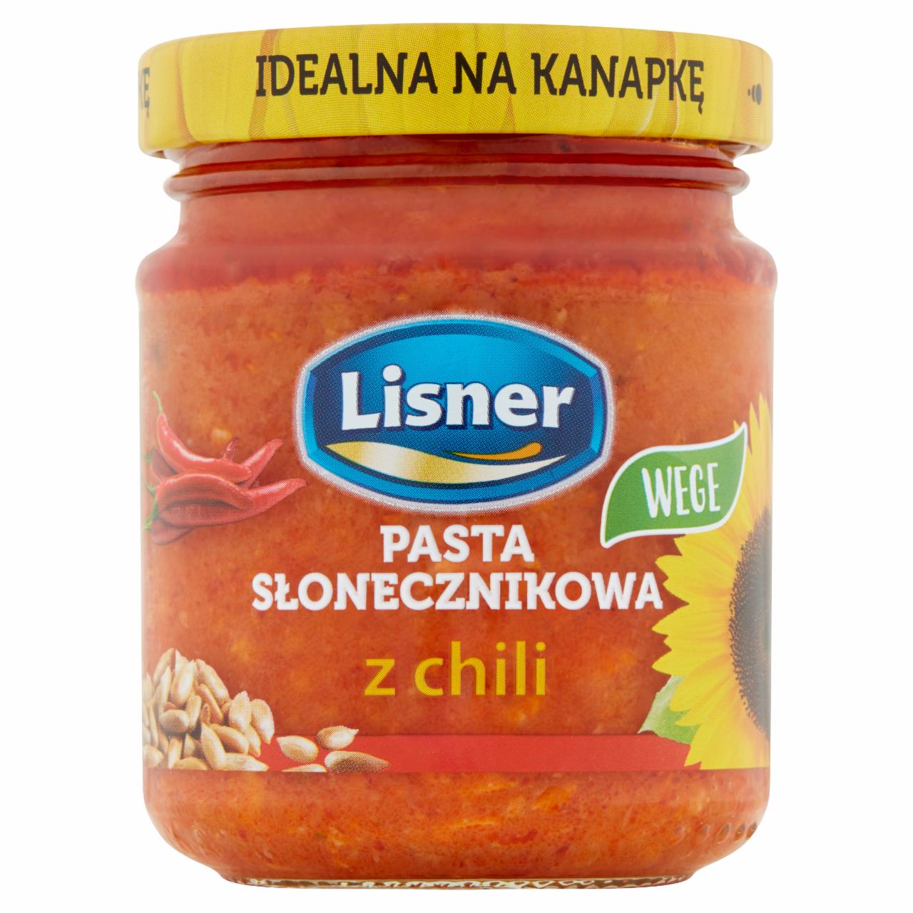 Zdjęcia - Lisner Pasta słonecznikowa z chili 110 g