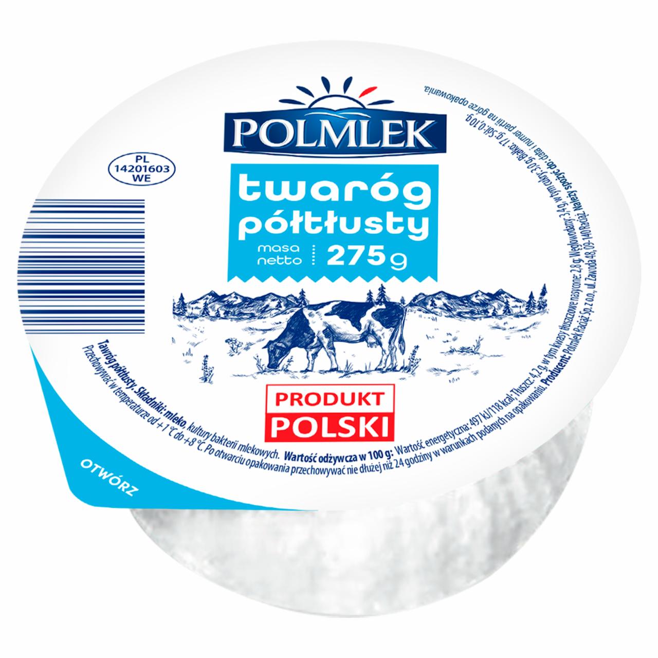 Zdjęcia - Polmlek Twaróg półtłusty 275 g