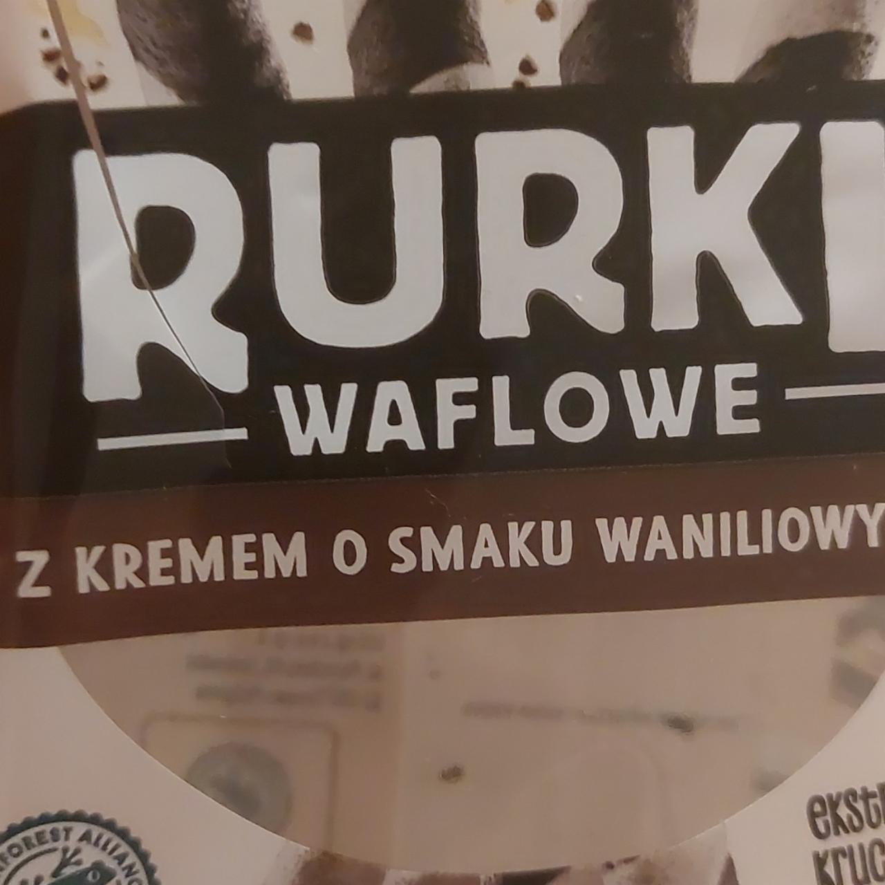 Zdjęcia - Rurki Waflowe z kremem o smaku waniliowym Sondey