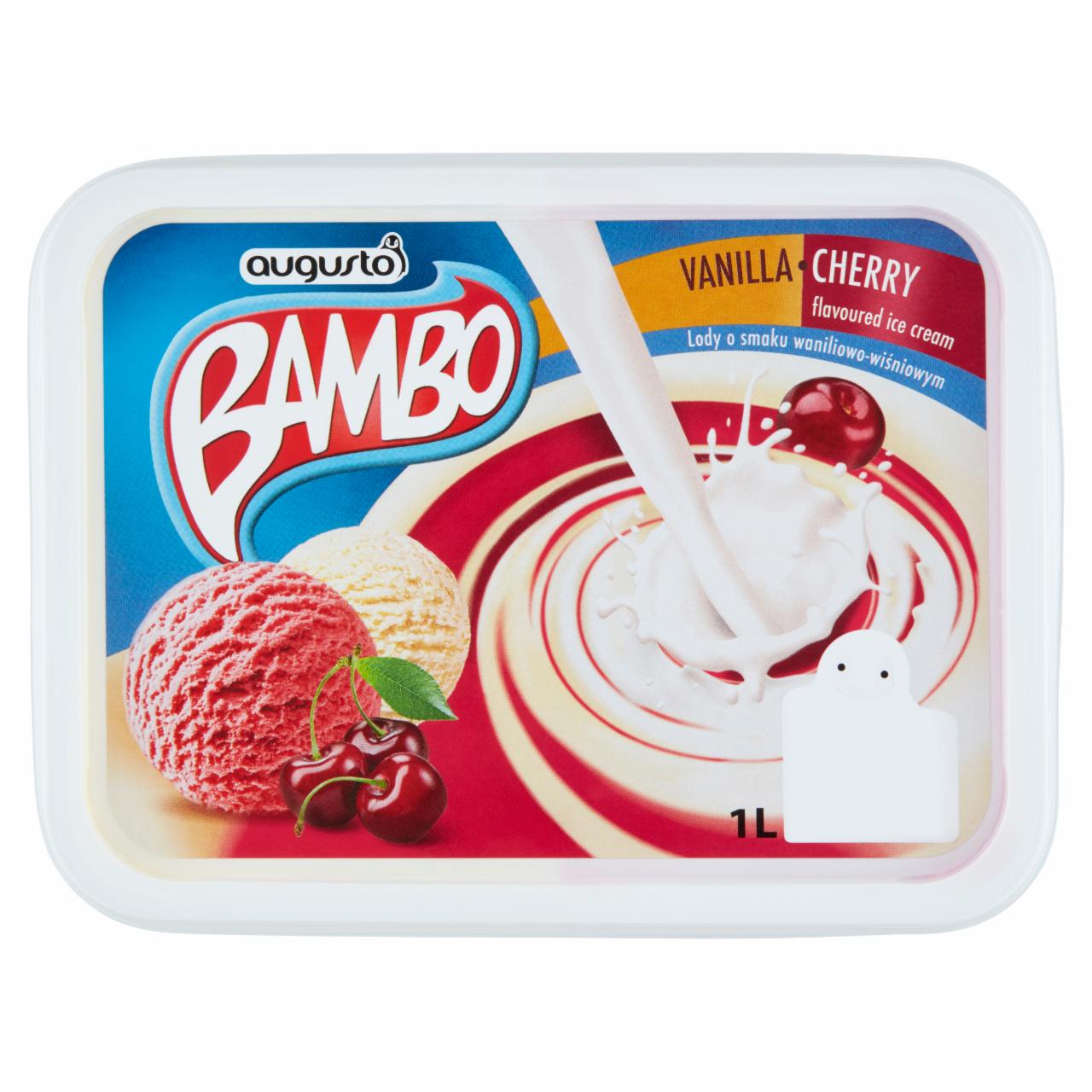 Zdjęcia - Augusto Bambo Lody o smaku waniliowo-wiśniowym 1000 ml