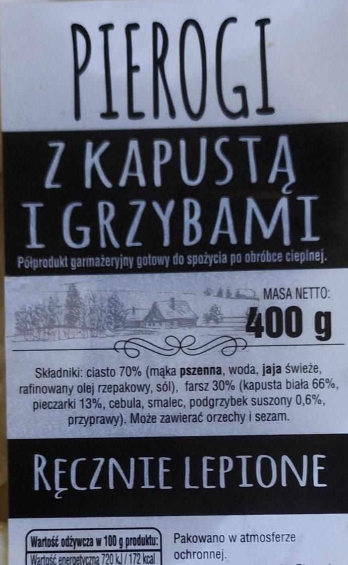 Zdjęcia - Pierogi z Kapustą i grzybami Szubryt