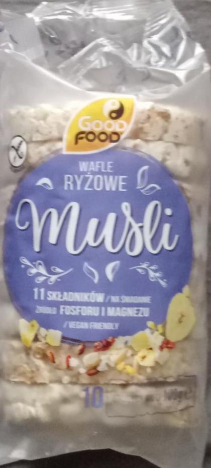 Zdjęcia - Wafle ryżowe musli GoodFood