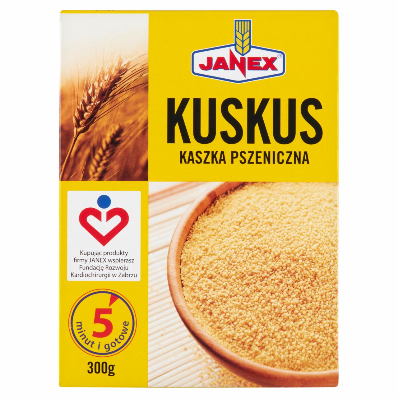 Zdjęcia - Janex Kuskus kaszka pszeniczna 300 g