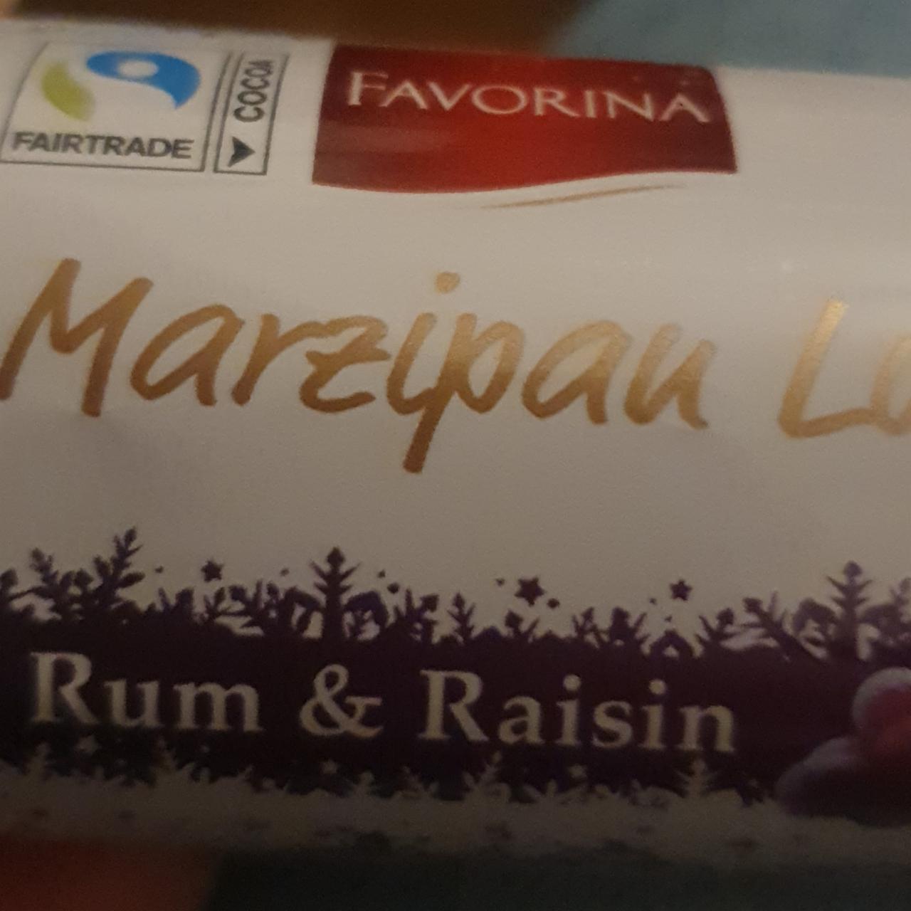 Zdjęcia - Marcepan rum&rasins Favorina