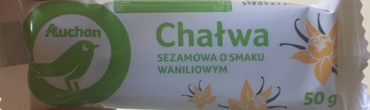 Zdjęcia - Chałwa sezamowa o smaku waniliowym auchan