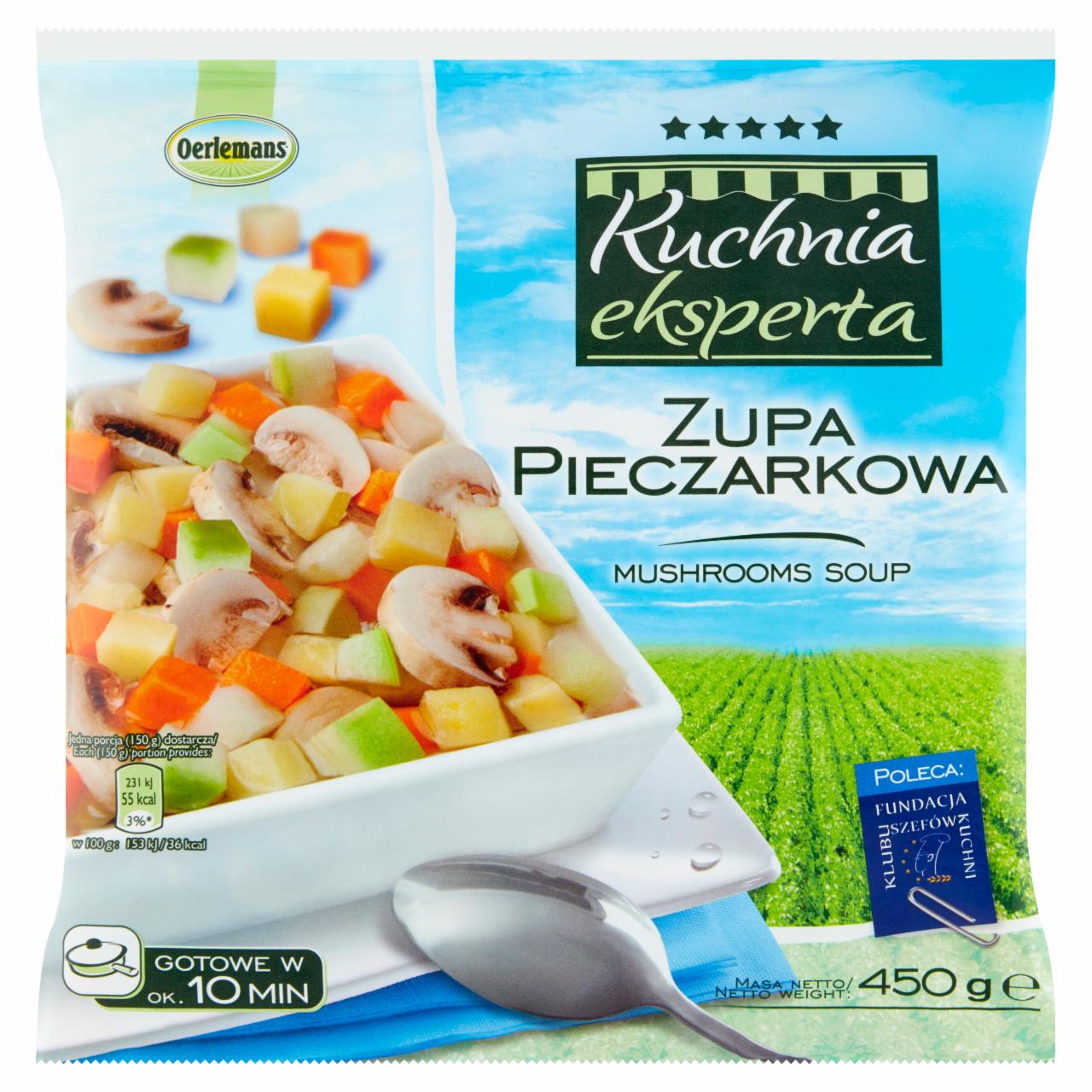 Zdjęcia - Oerlemans Kuchnia eksperta Zupa pieczarkowa 450 g