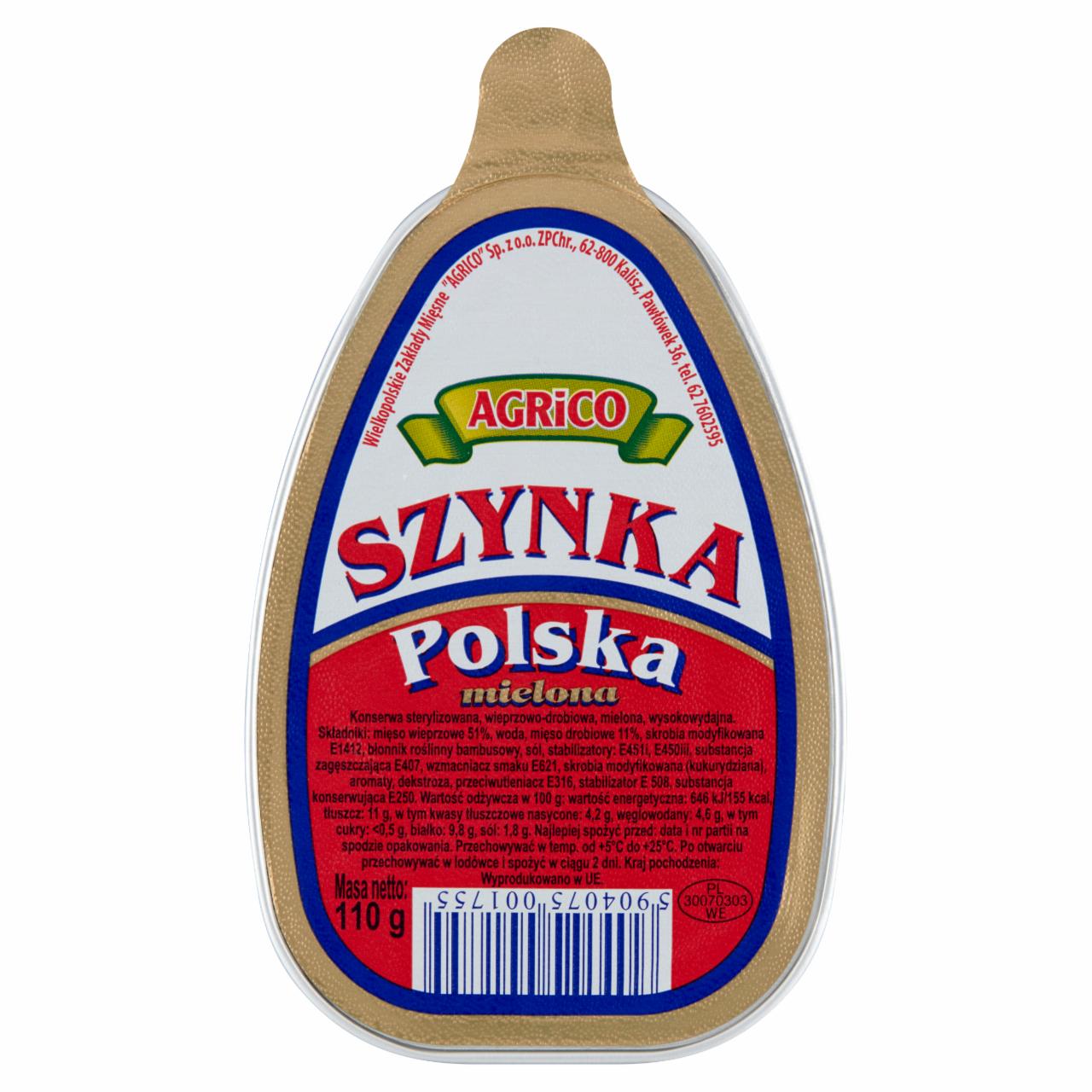 Zdjęcia - Agrico Szynka polska mielona 110 g