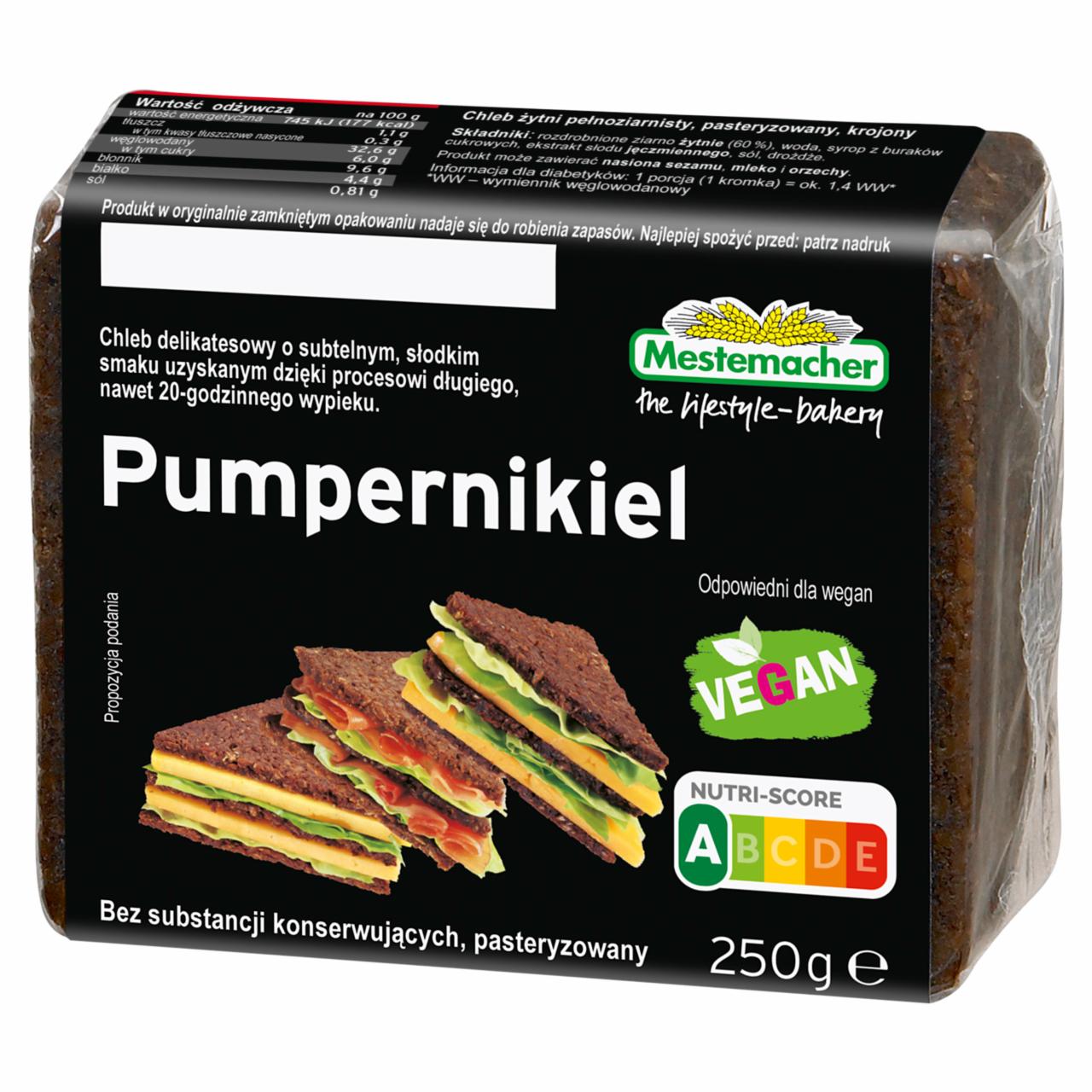 Zdjęcia - Mestemacher Pumpernikiel 250 g