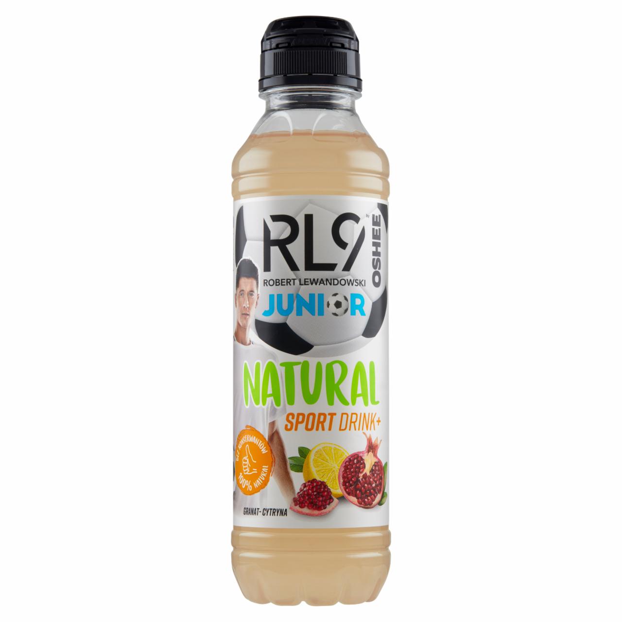 Zdjęcia - Oshee RL9 Junior Natural Sport Drink+ Napój niegazowany granat-cytryna 555 ml