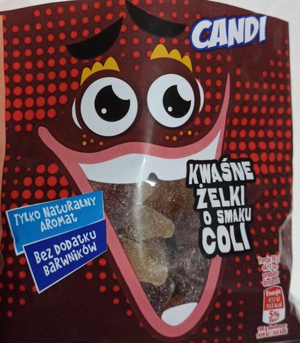 Zdjęcia - Kwaśne żelki o smaku coli Candi