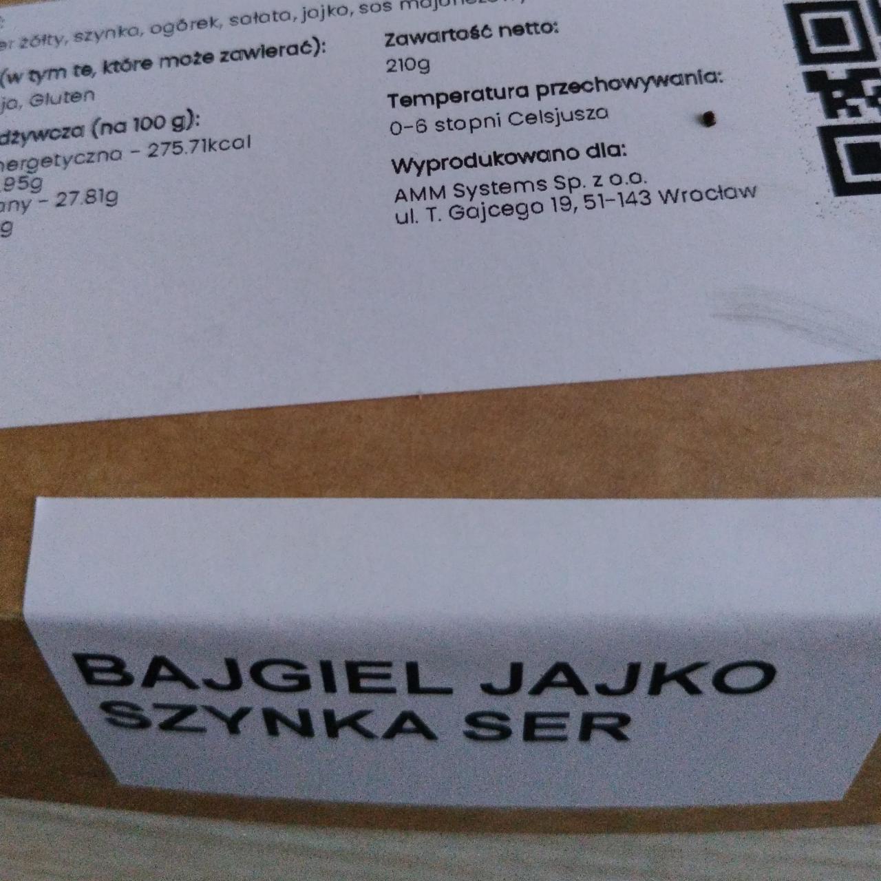 Zdjęcia - Bajgiel jajko szynka ser Freshpod