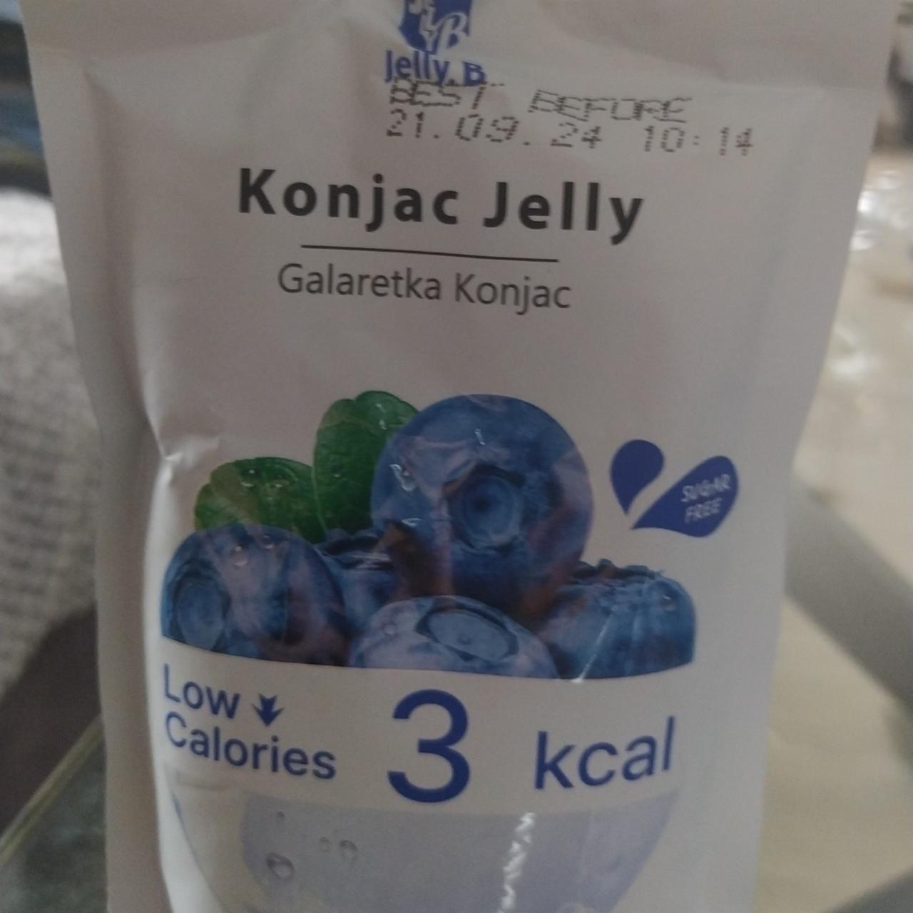 Zdjęcia - Galaretka Konjac blueberry Jelly.b