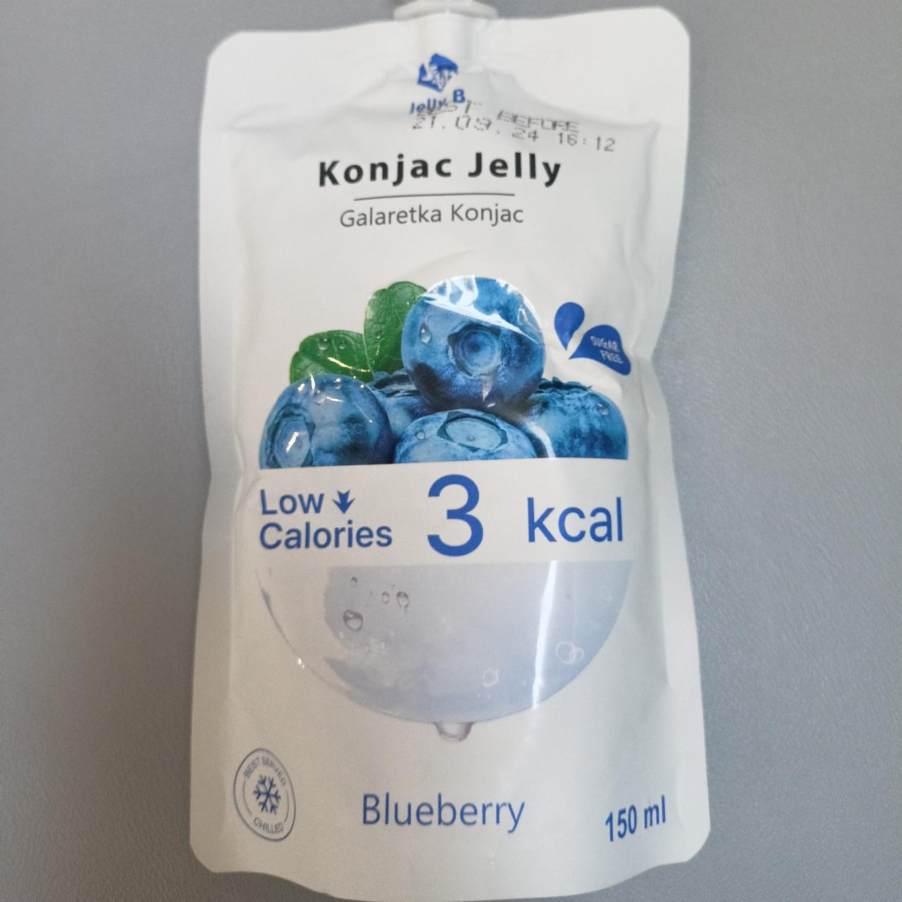 Zdjęcia - Galaretka Konjac blueberry Jelly.b