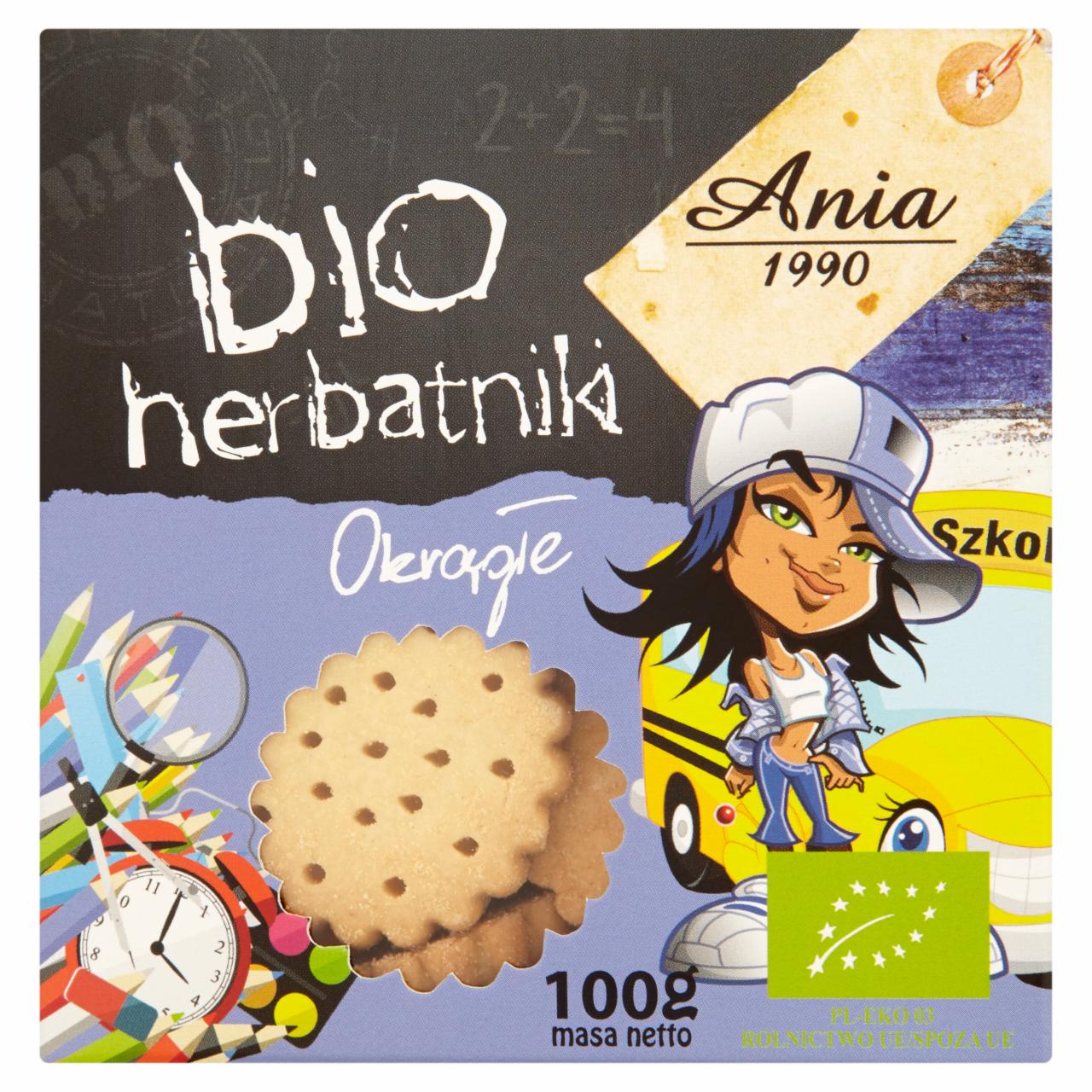 Zdjęcia - Ania Bio herbatniki okrągłe 100 g