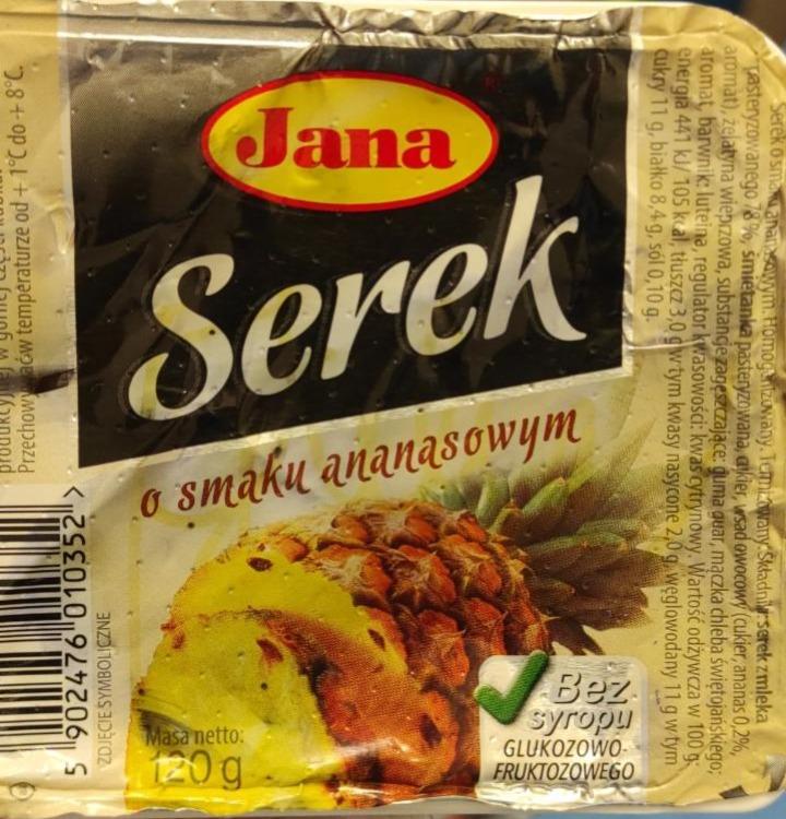 Zdjęcia - Serek o smaku ananasowym Jana