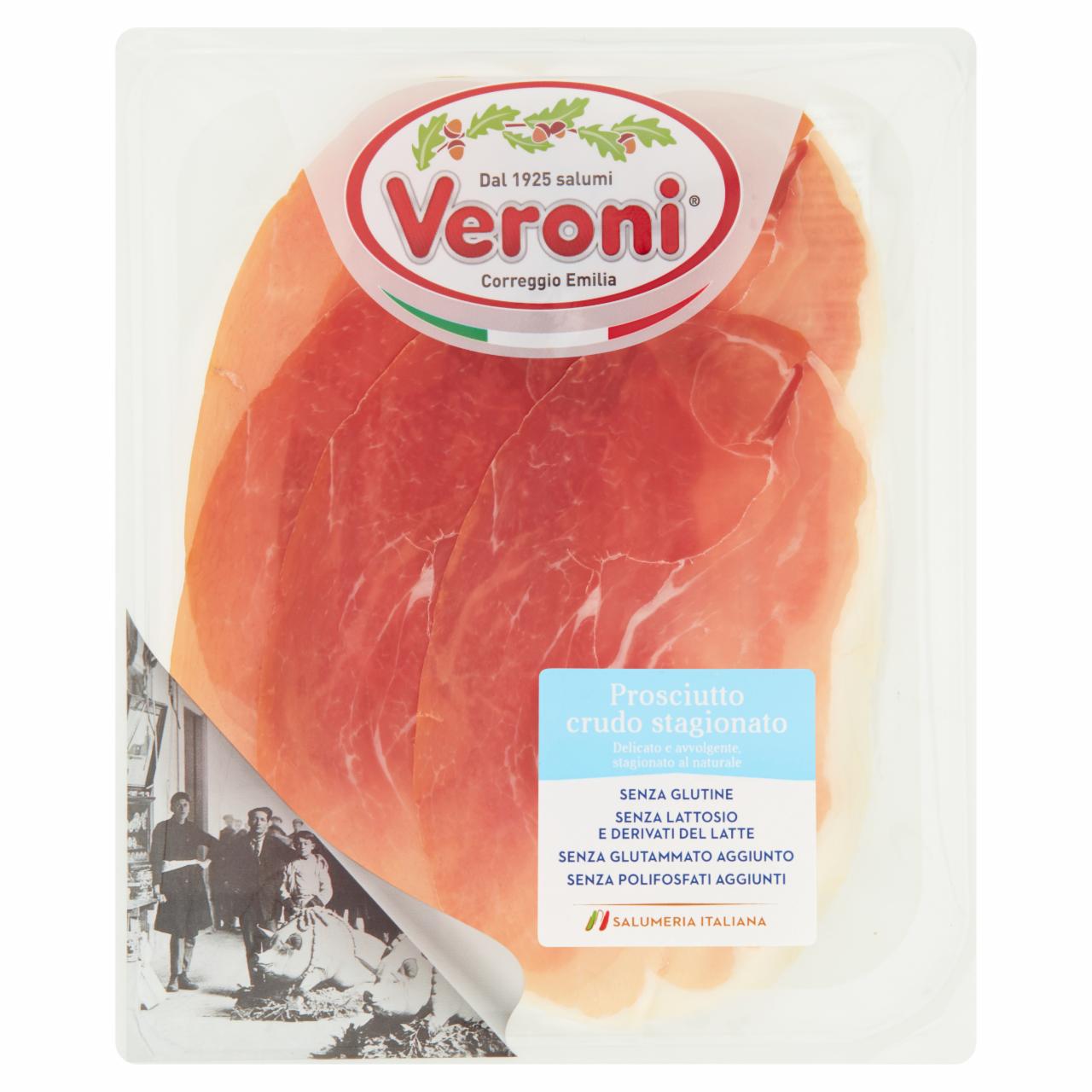 Zdjęcia - Veroni Prosciutto Crudo Stagionato Szynka wieprzowa 0,080 kg