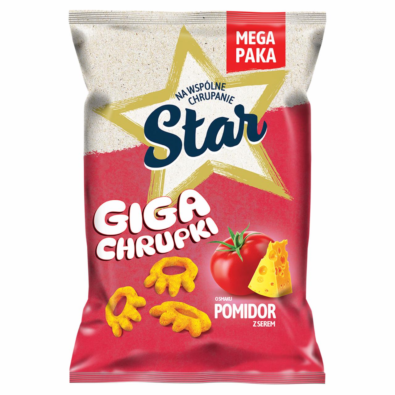 Zdjęcia - Star Giga Chrupki kukurydziane o smaku pomidor z serem 145 g