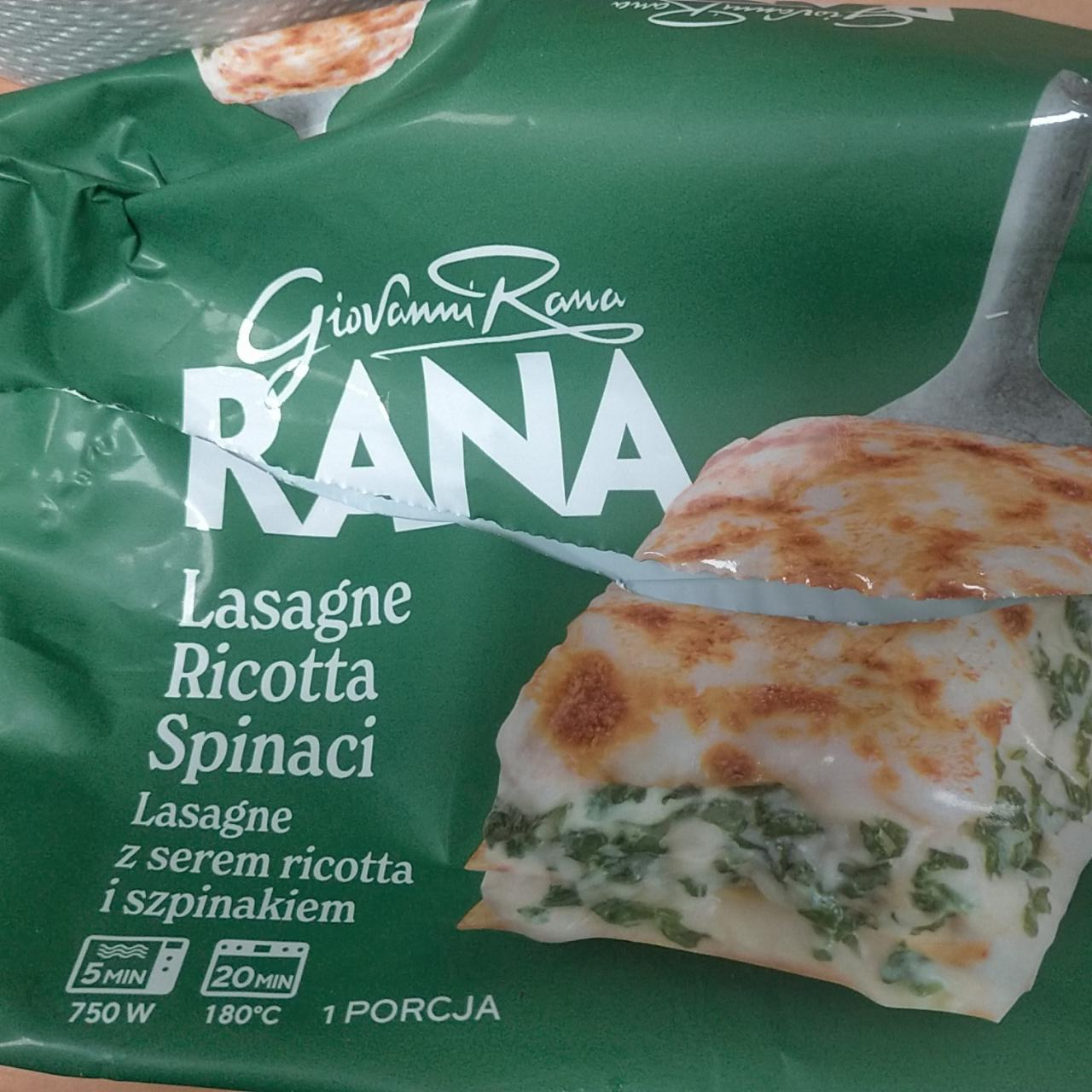 Zdjęcia - Lasagne Ricotta e Spinaci Rana