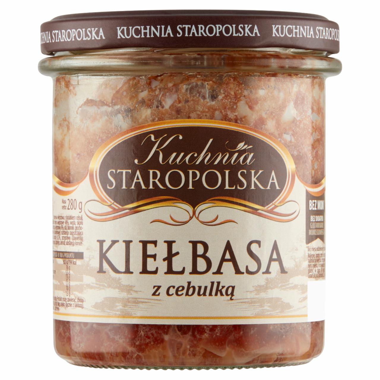 Zdjęcia - Kuchnia Staropolska Kiełbasa z cebulką 280 g