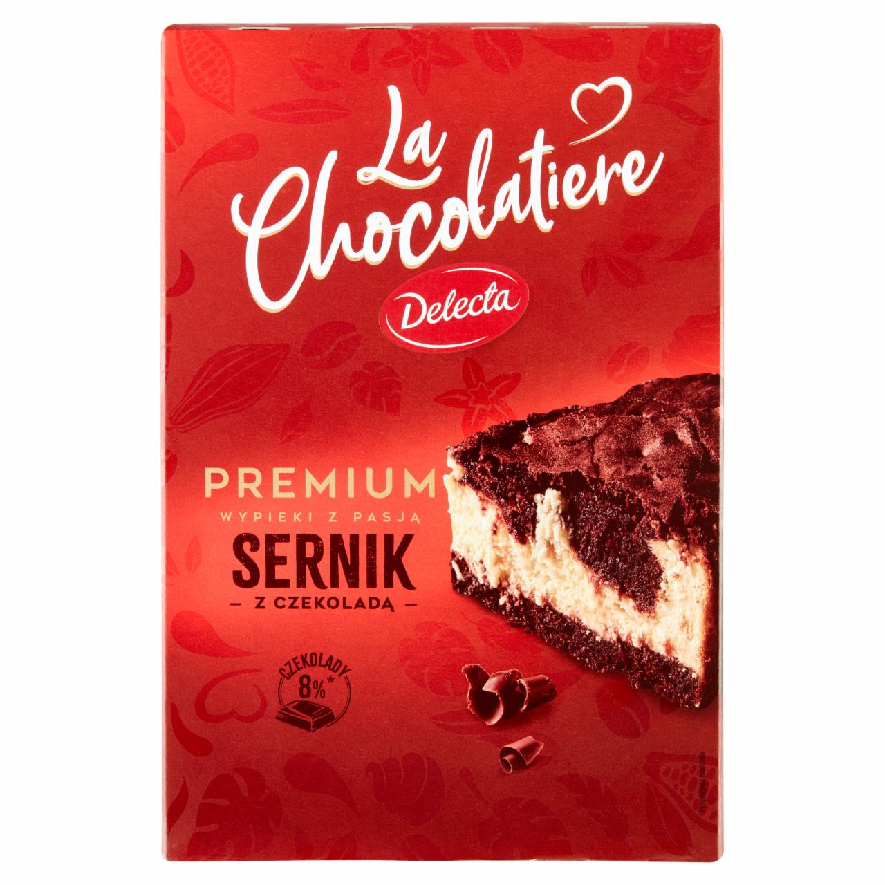 Zdjęcia - Delecta La Chocolatiere Premium Sernik z czekoladą mieszanka do wypieku ciasta 425 g