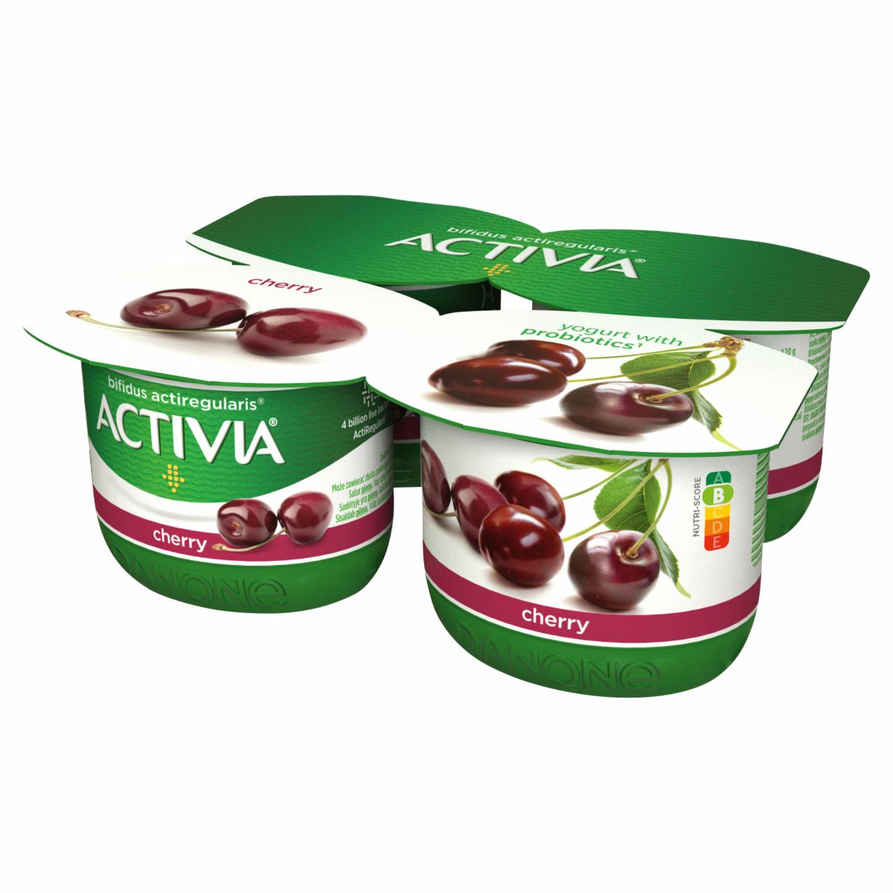 Zdjęcia - Activia Jogurt wiśniowy 480 g (4 x 120 g)