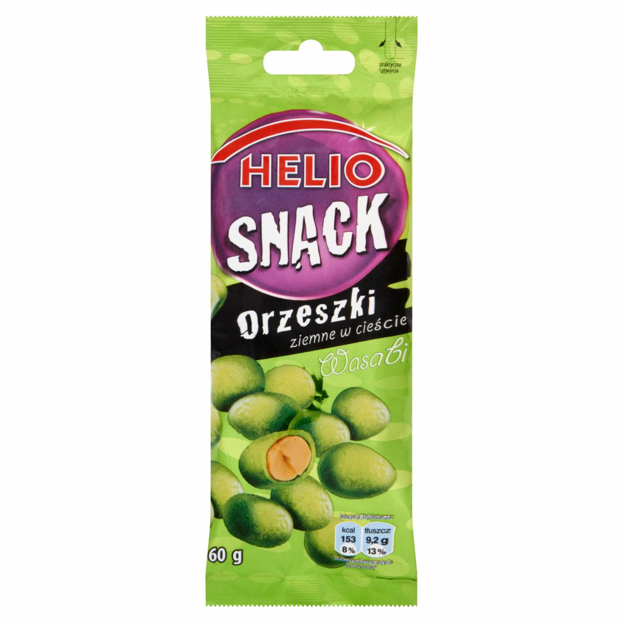 Zdjęcia - Helio Snack Orzeszki ziemne w cieście wasabi 60 g