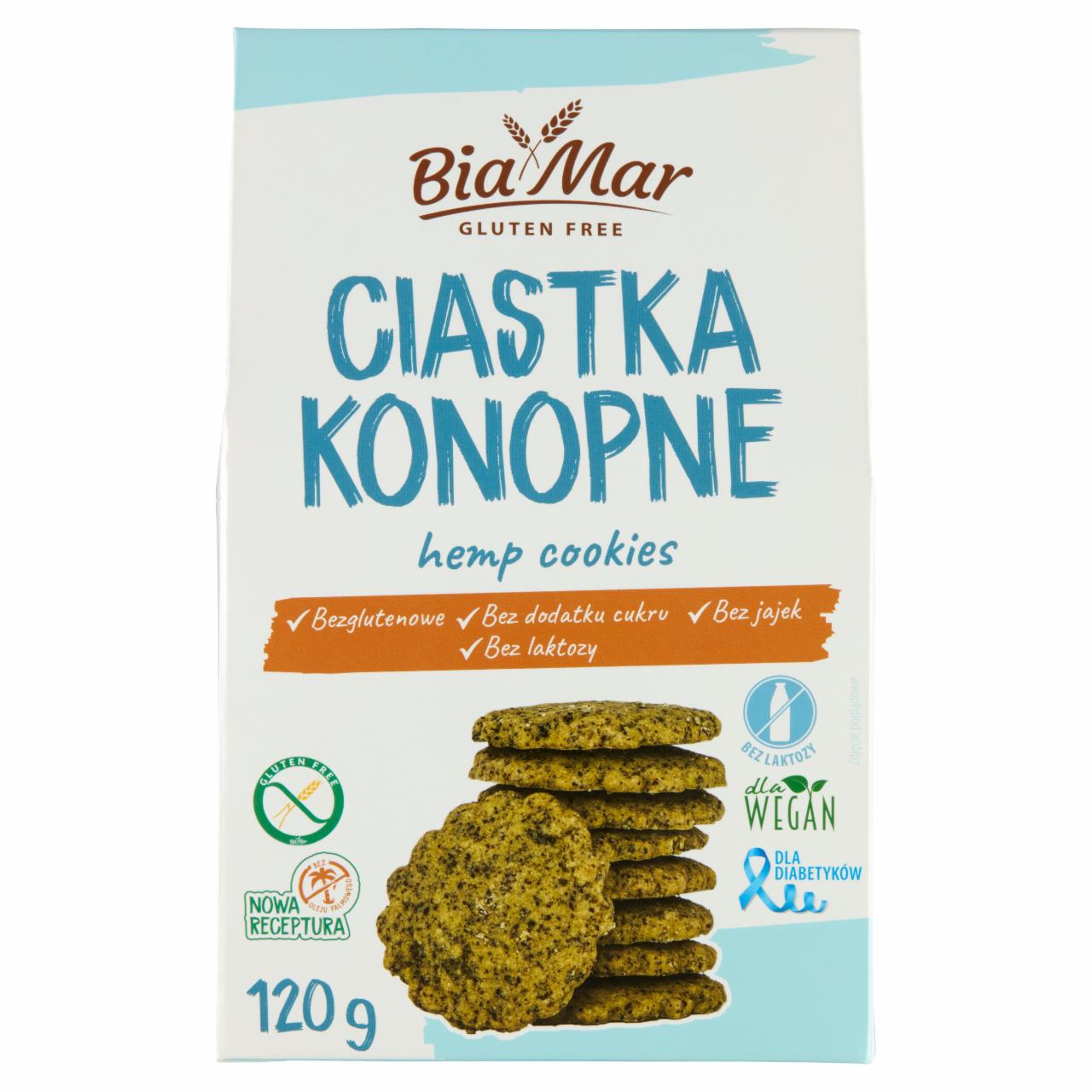 Zdjęcia - BiaMar Ciastka konopne 120 g