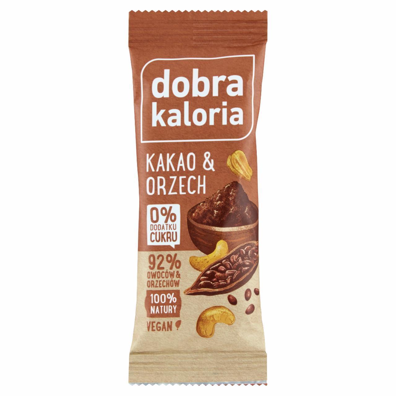 Zdjęcia - Dobra Kaloria Baton daktylowy kakao & orzech 35 g