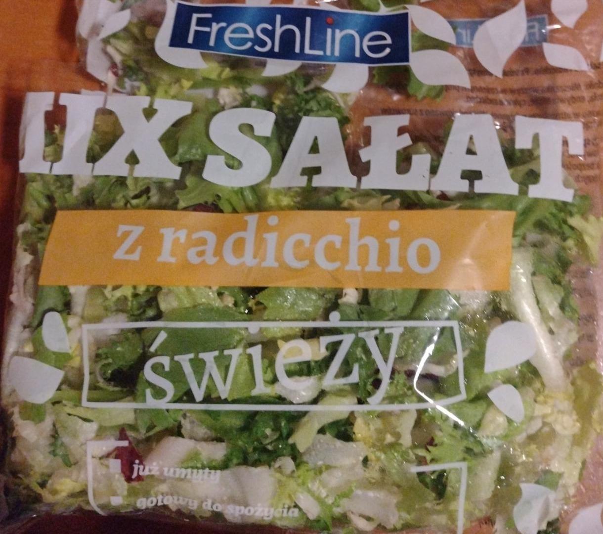 Zdjęcia - Mix sałat z radicchio FreshLine