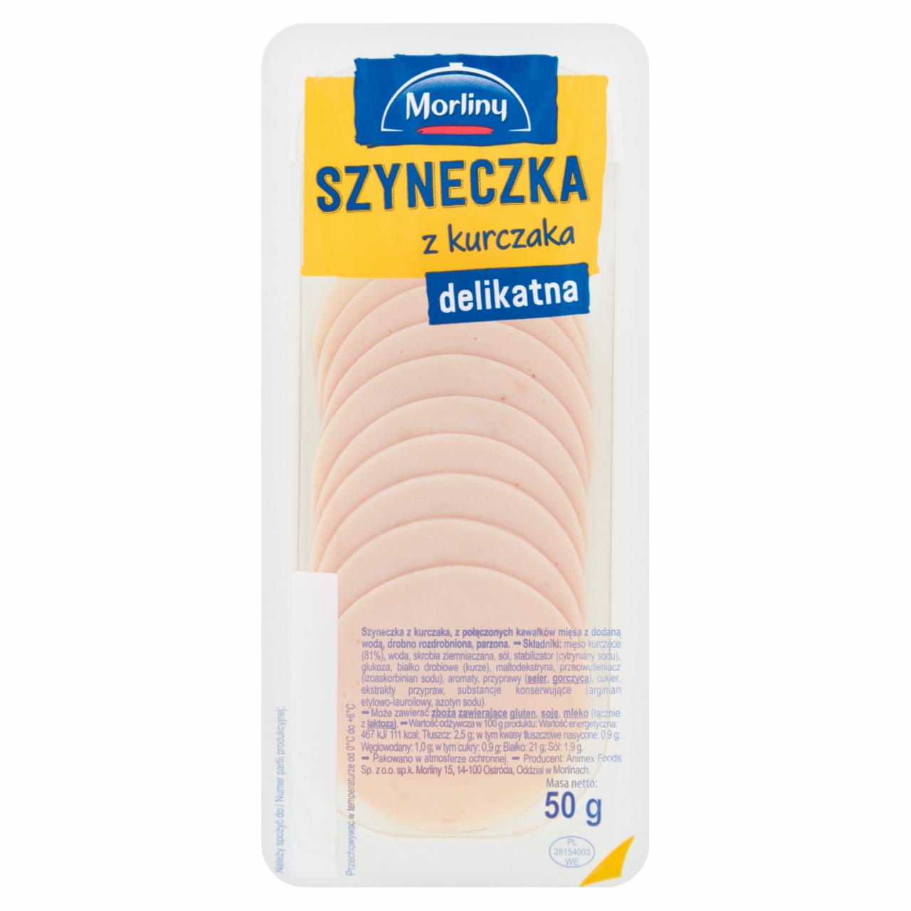 Zdjęcia - Morliny Szyneczka z kurczaka delikatna 50 g