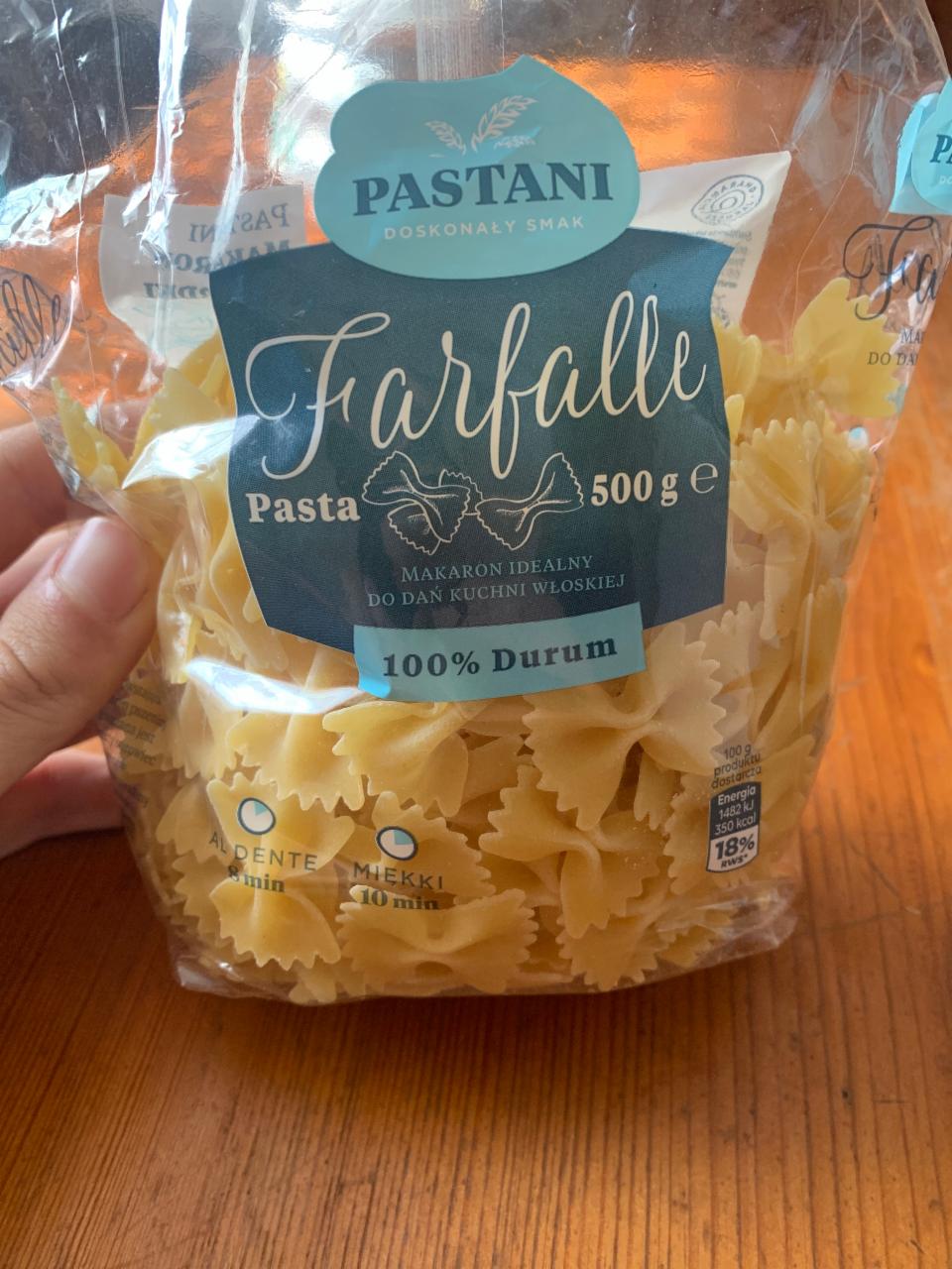 Zdjęcia - Makaron Farfalle durum Pastani