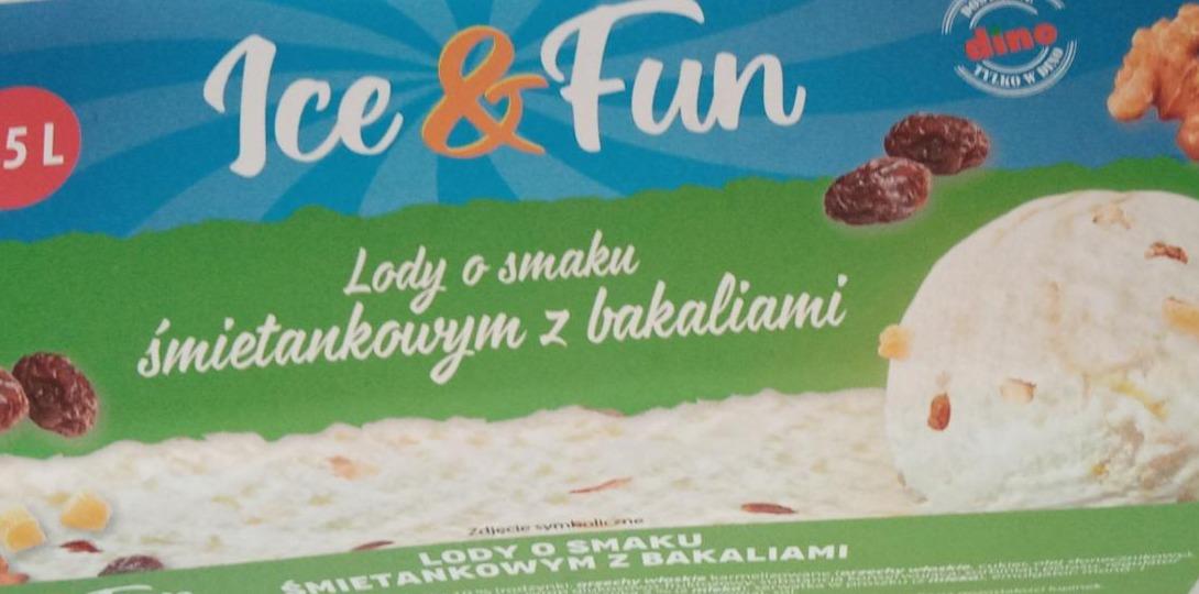 Zdjęcia - Lody śmietankowe z bakaliami Ice&Fun