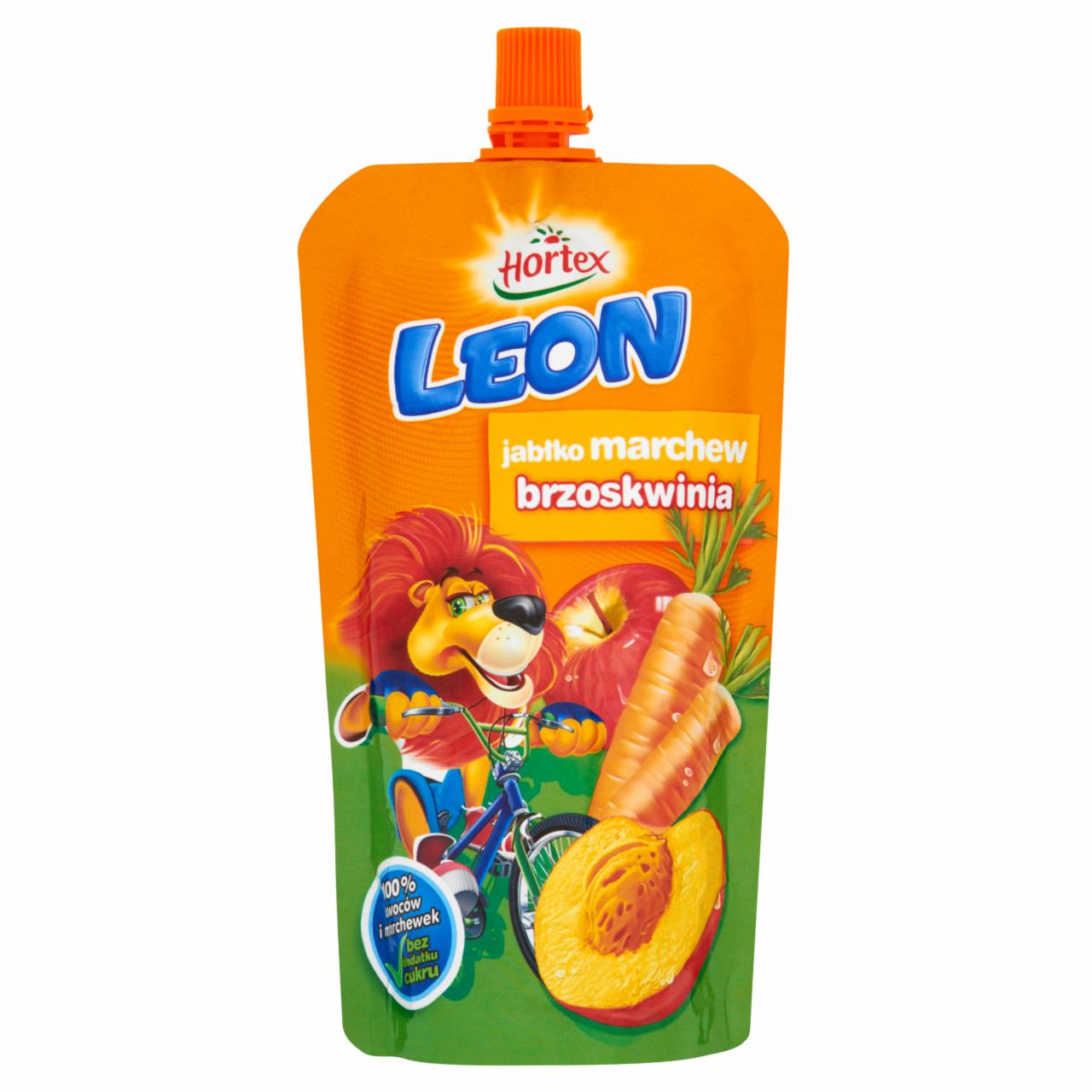 Zdjęcia - Hortex Leon Jabłko marchew brzoskwinia Sok 200 ml