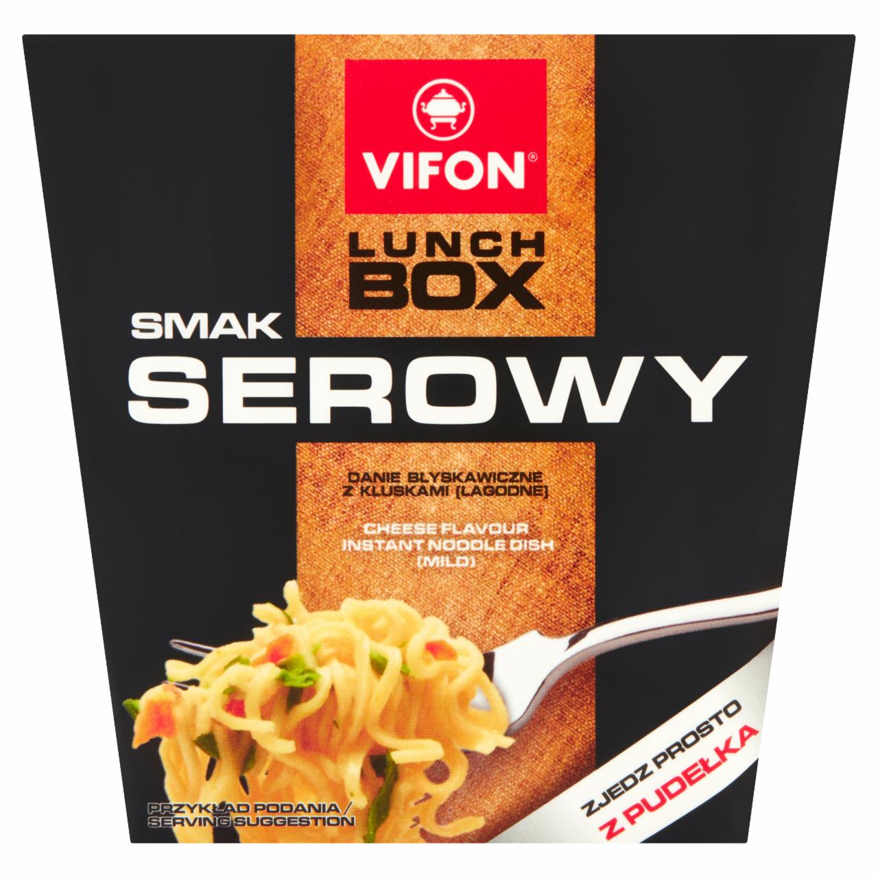 Zdjęcia - Vifon Lunch Box Danie błyskawiczne smak serowy 80 g