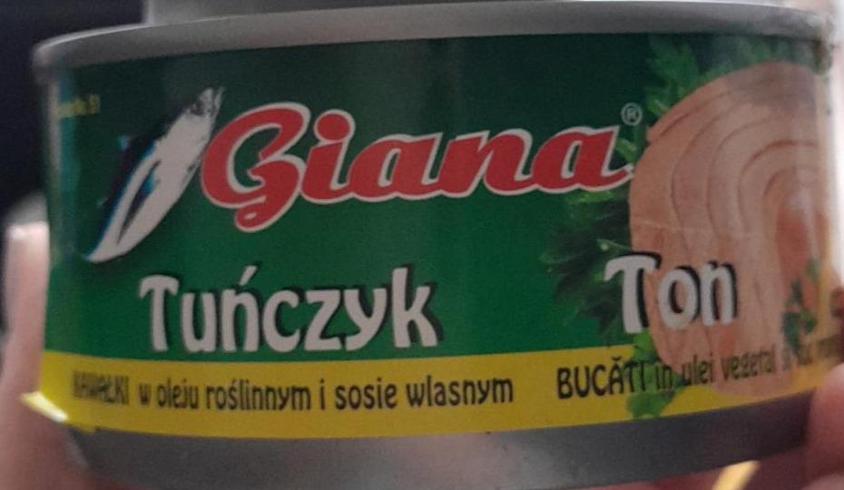 Zdjęcia - tuńczyk w oleju roślinnym i sosie własnym giana