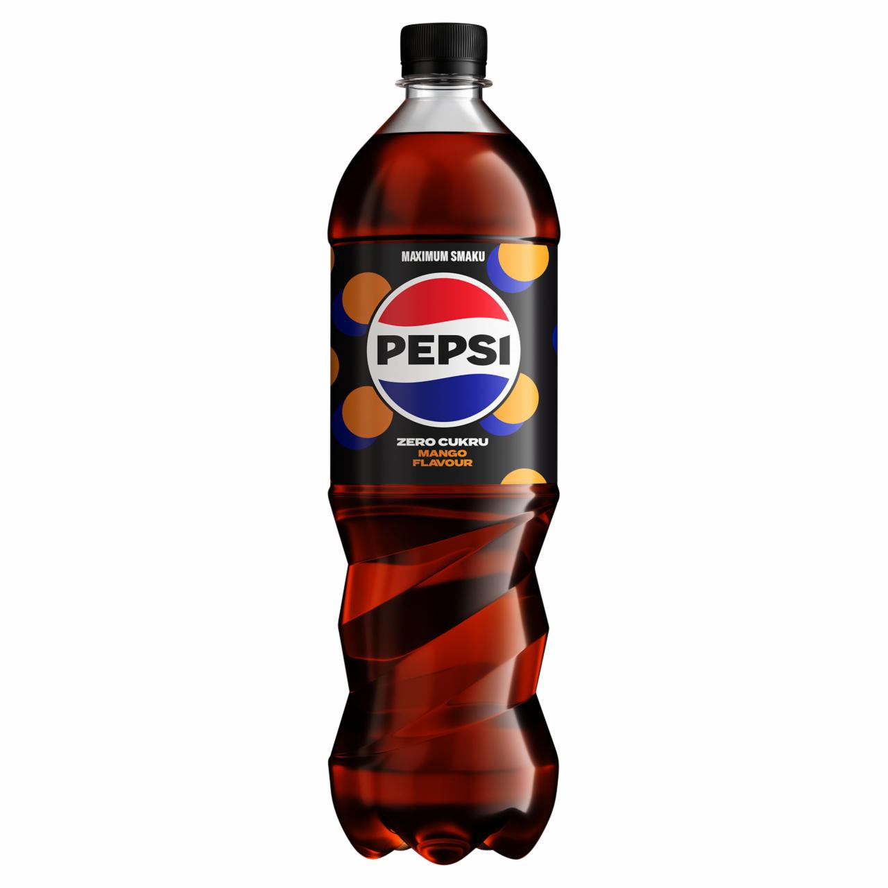 Zdjęcia - Pepsi-Cola Zero cukru Napój gazowany typu cola o smaku mango 0,85 l